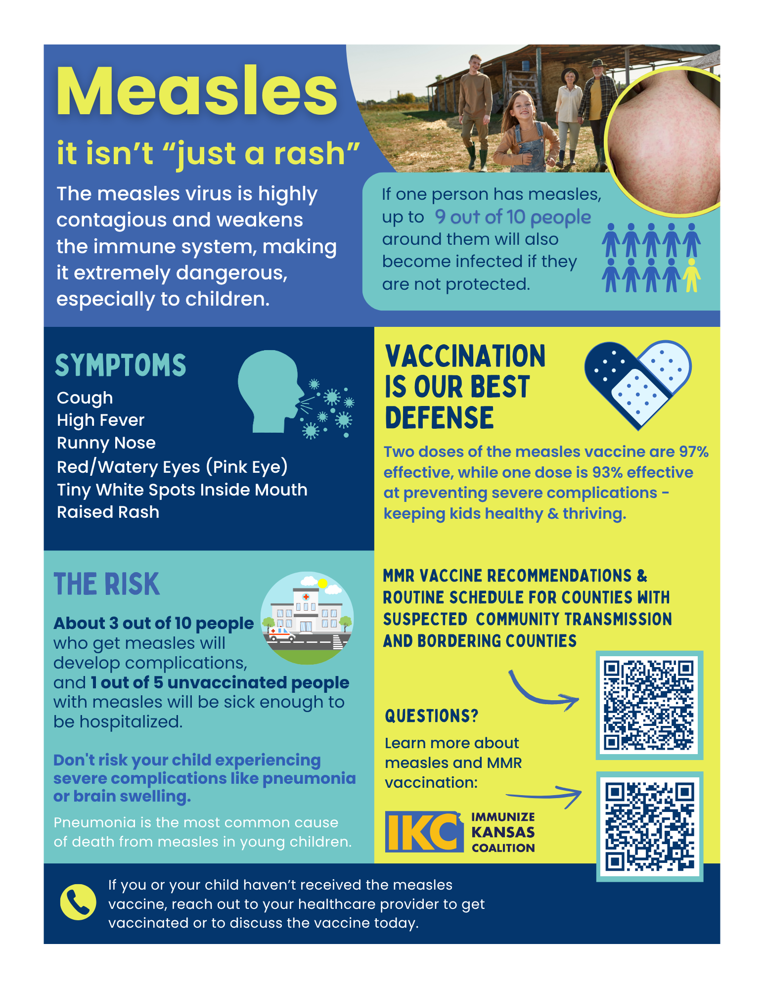 IKC's Measles Isn't Just a Rash Flyer (For-Co-branding)
